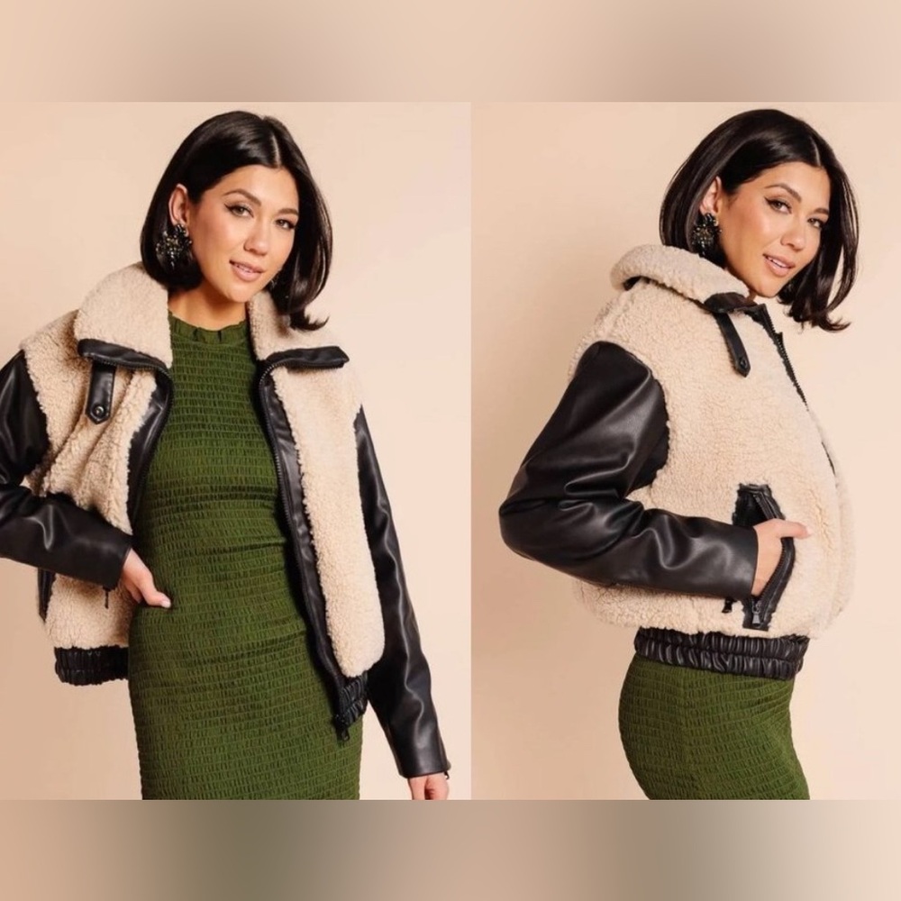 Women’s sz M Rachel Parcell bomber style jacket.